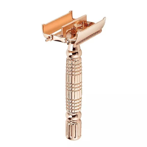 Rose Gold Travel Double Edge Blade for Safe Shaving