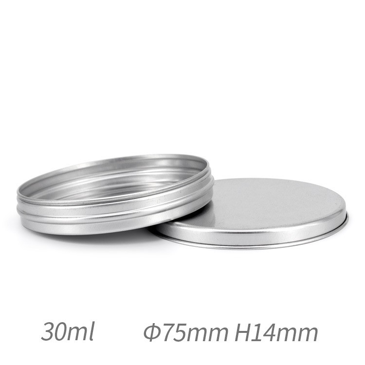 Round Aluminum Tin Can with Screw Cap