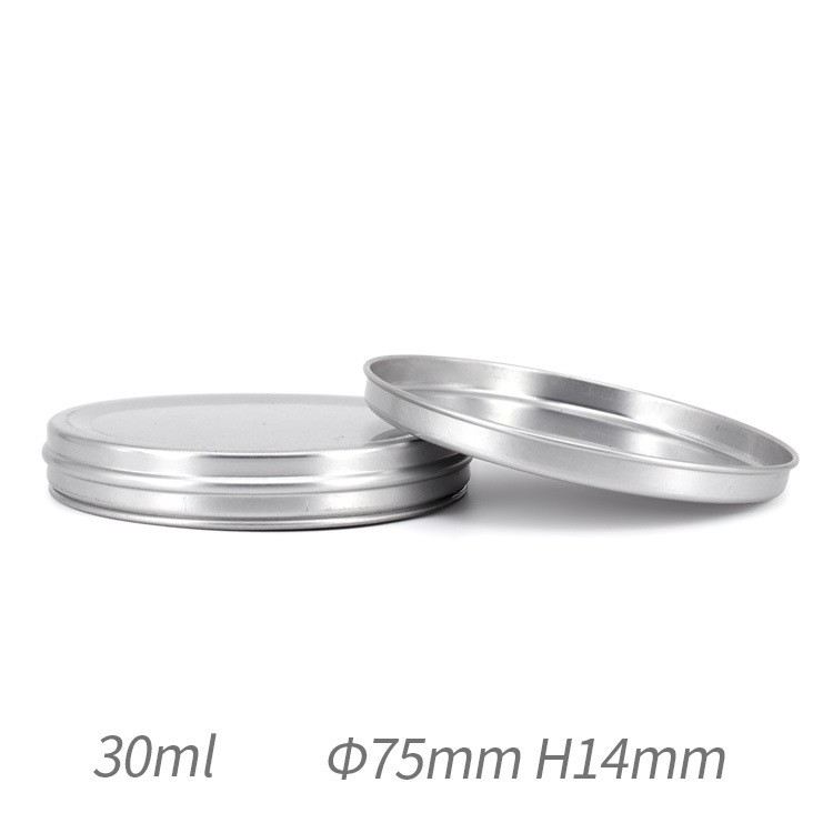 Round Aluminum Tin Can with Screw Cap