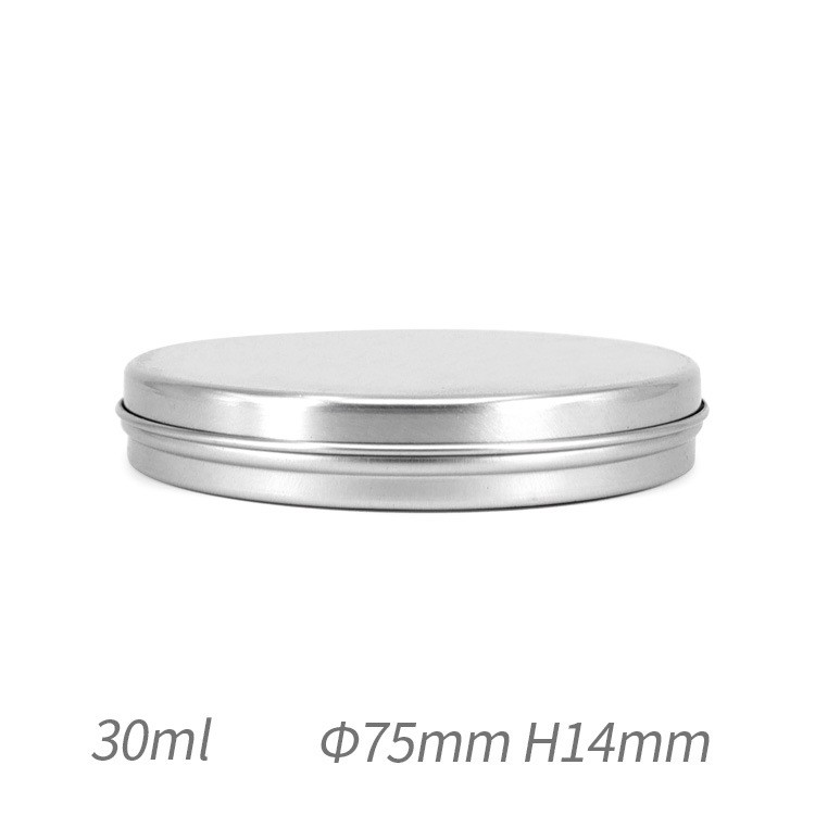 Round Aluminum Tin Can with Screw Cap