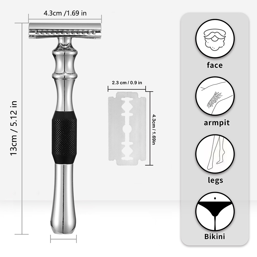 Aluminium Safety Razor for man