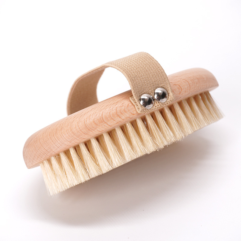  Bath Brush with Natural Bristles Sustainable Dry Brush