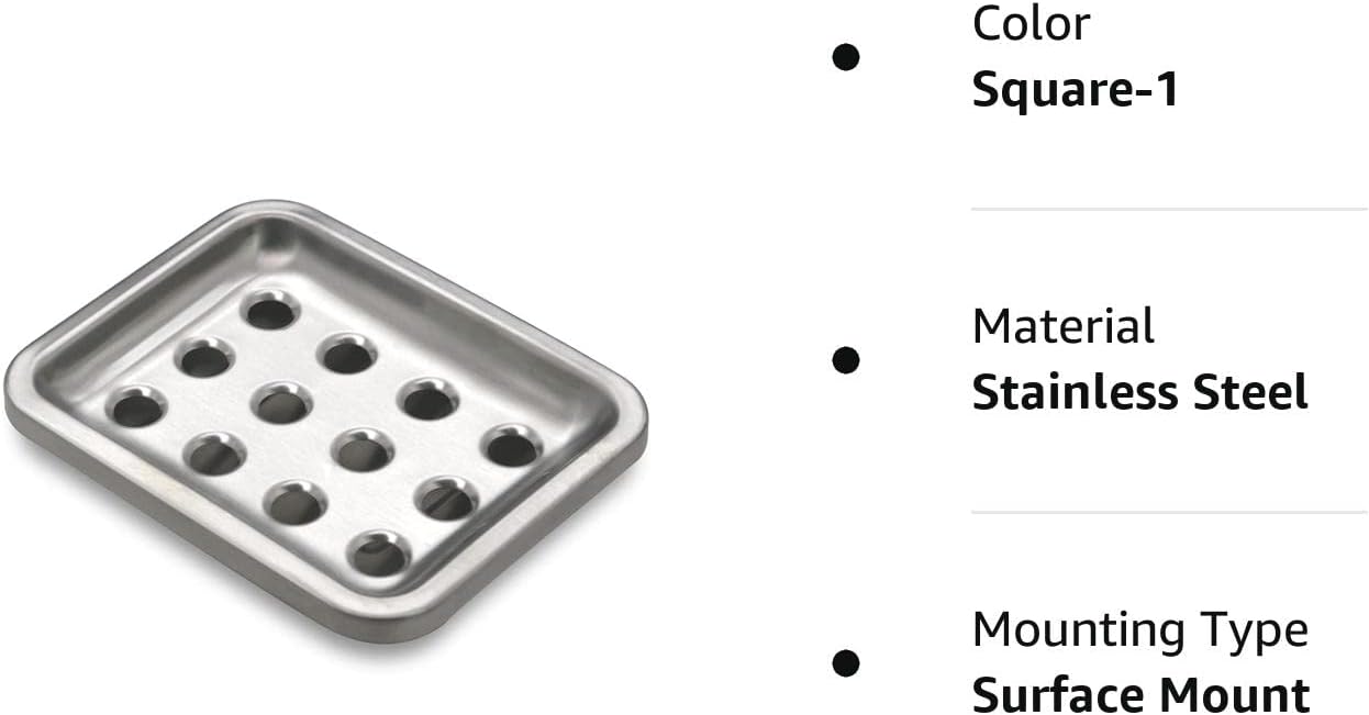 Stainless Steel Soap Dish Metal Soap Holder