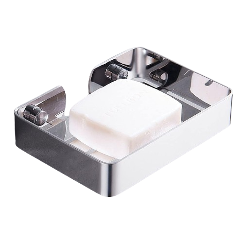 Self-Adhesive Aluminium Soap Holder No Drilling Soap Dish