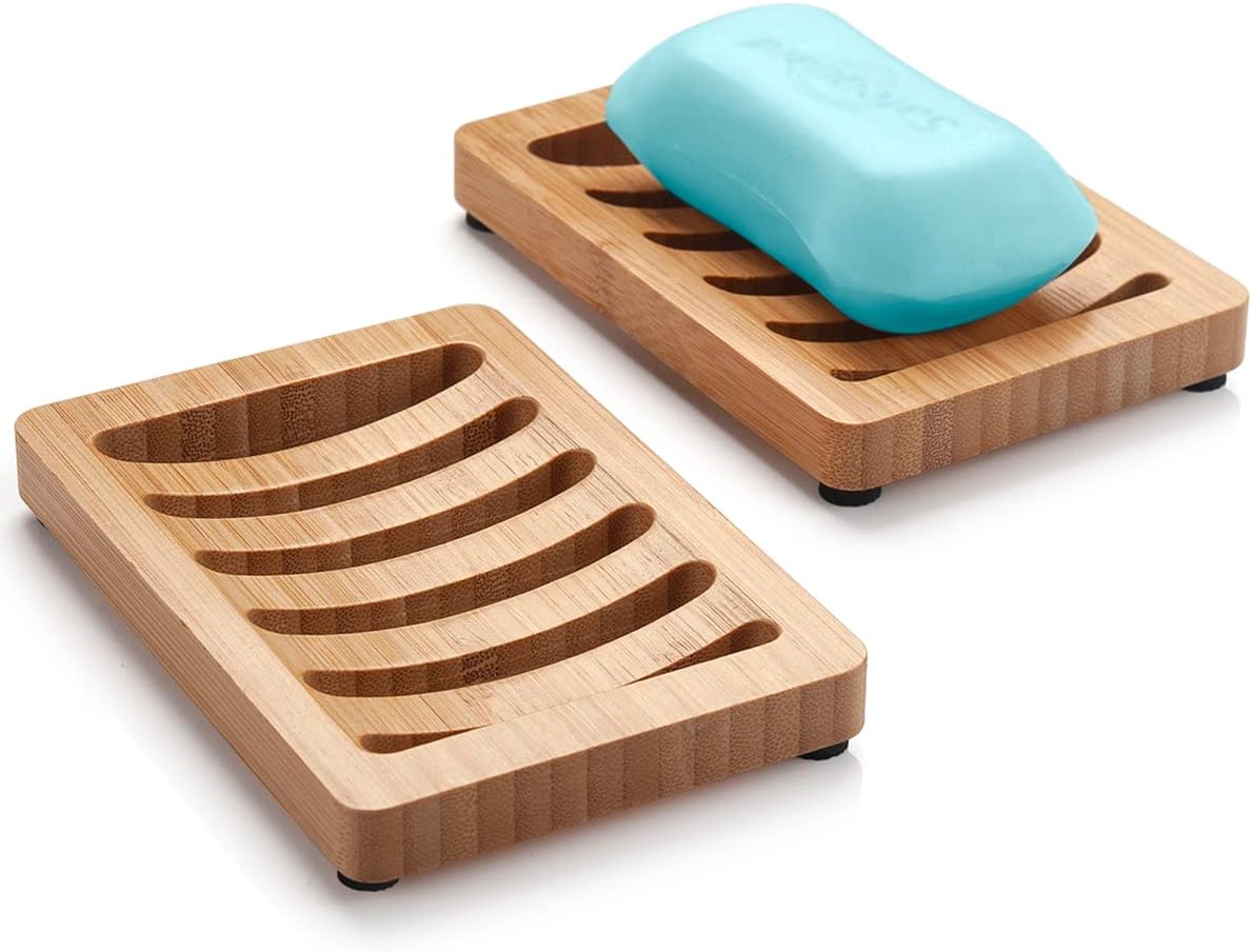 Bamboo Wooden Soap Holder Soap Dish