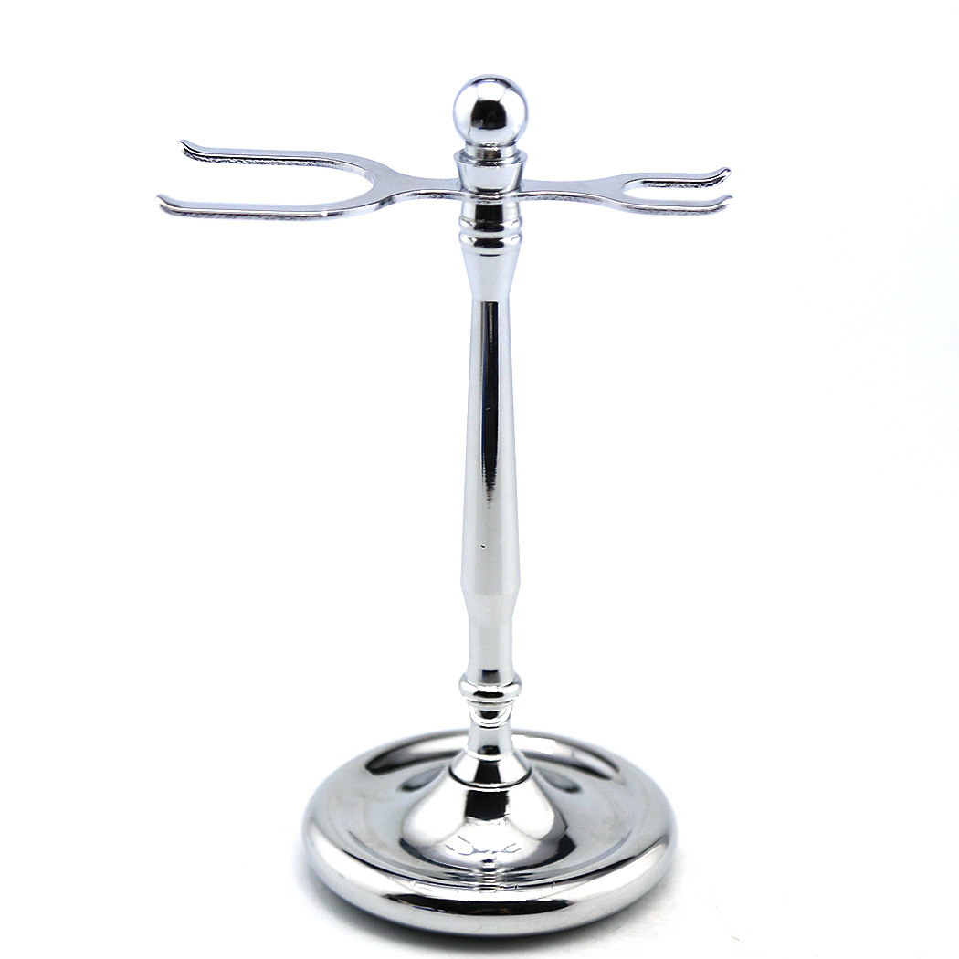 Metal Shaving Tool Stand Rack Frame Razor Brush Holder