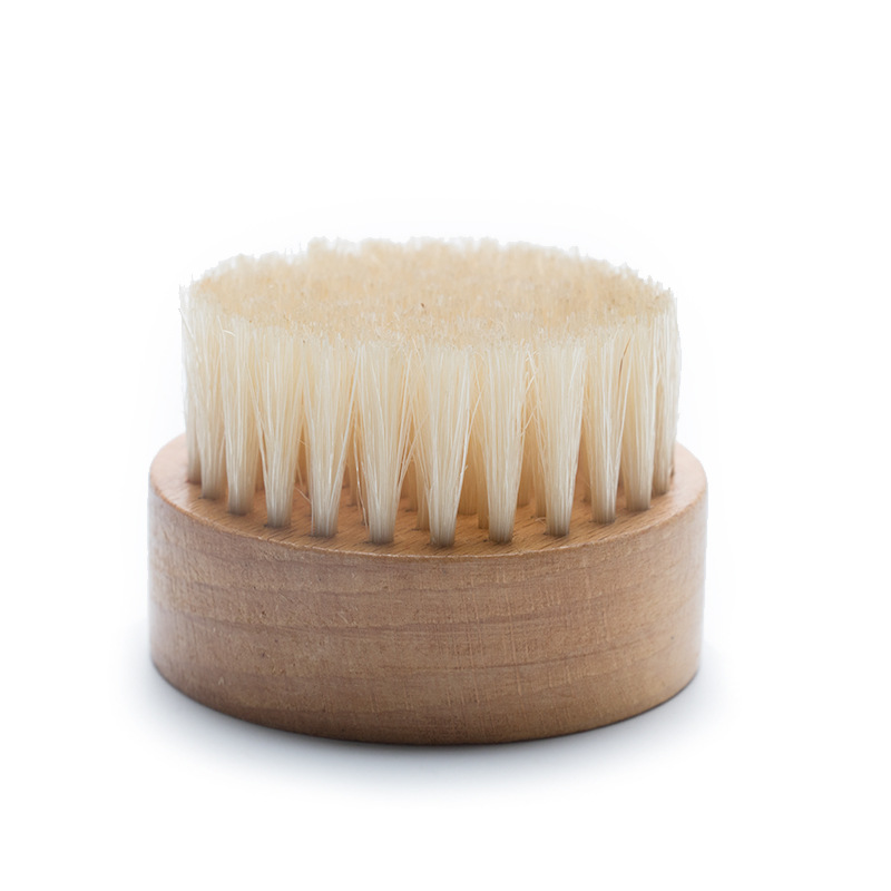 Wooden Hair Brush Moustache Combs Round Beard Brush for Men