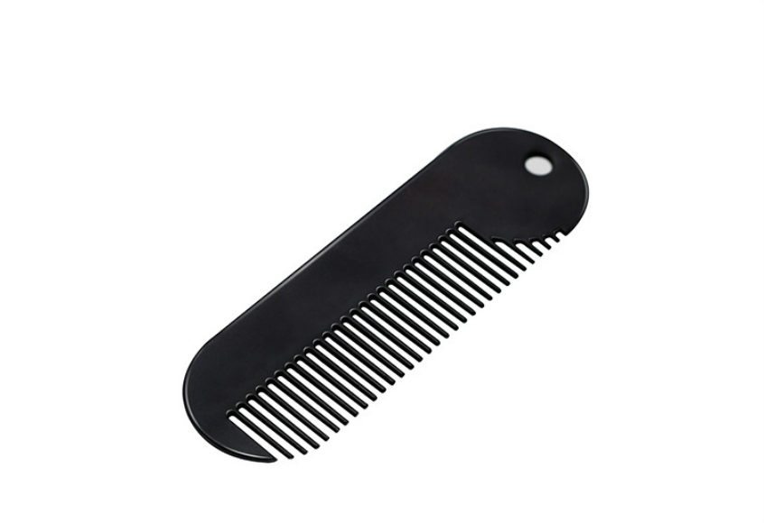 Metal moustache comb