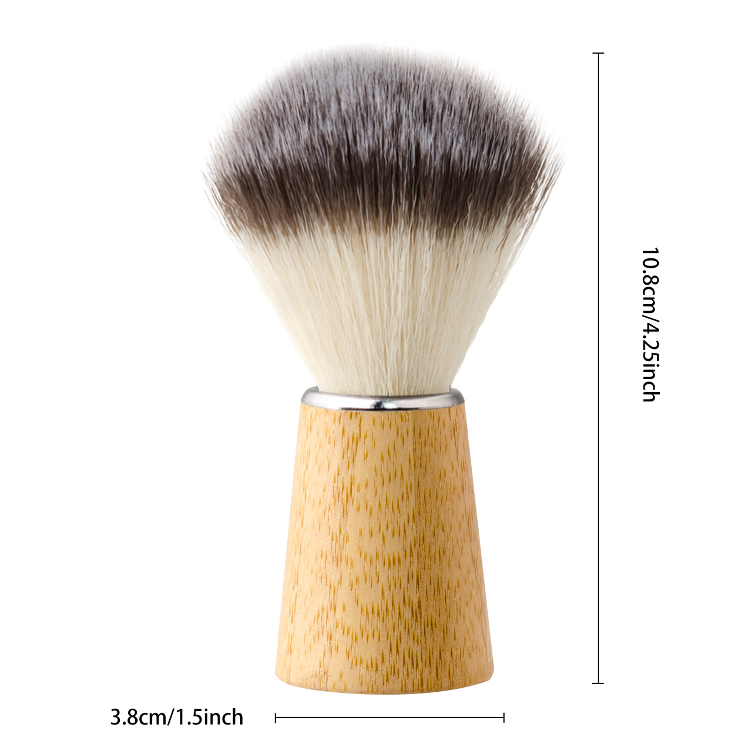 Facial Hair Brush Hair Shaving Brush with Bamboo Handle