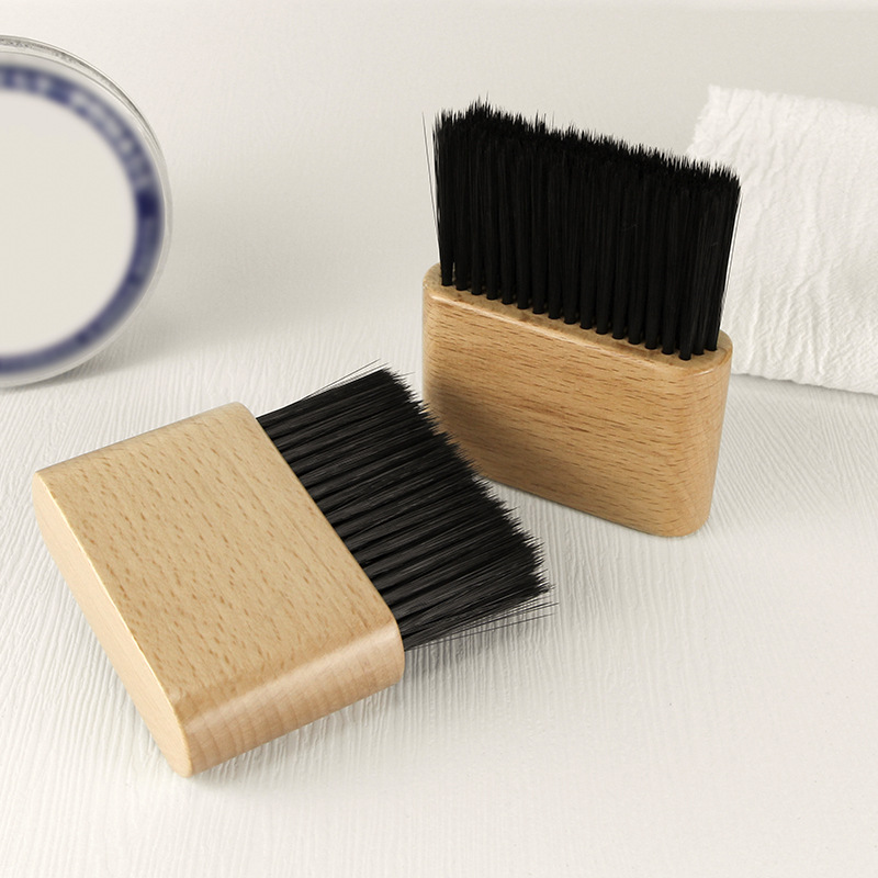 Wooden Neck Handle Hair Cleaning Tool Hairbrush 